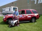 Fay & David Teal with their Laps to Conquer M.S. Buick Rainier