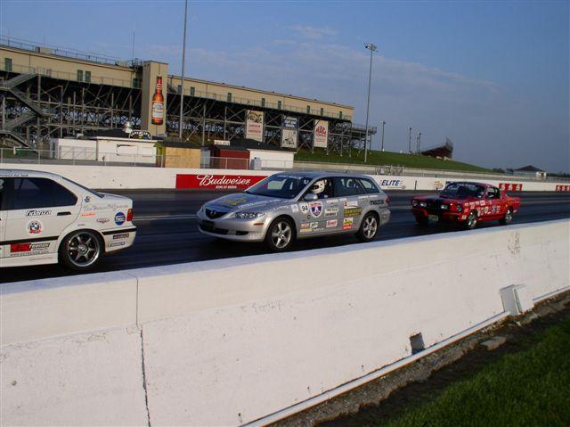 David Teal staged at Indianapolis Raceway Park