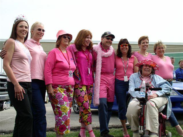 The "Pink Navigators" all make it to the finish - Don't ask