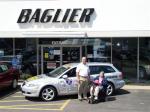 Dennis Baglier and Fay Teal in front of Baglier Mazda - Thanks Dennis