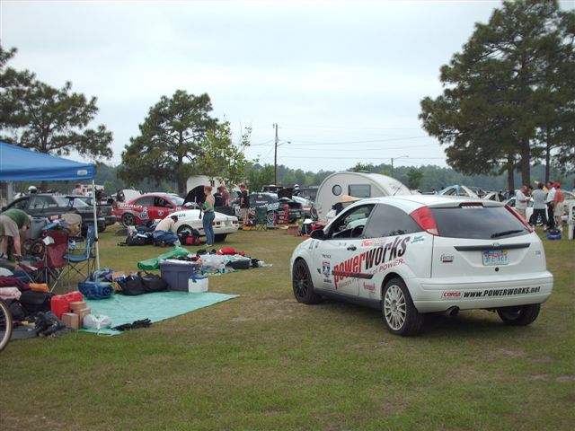 Some of our competition tow trailers and bring TENTS.