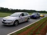 Danny Yanda and his chase vehicles at the beautiful Virginia International Raceway